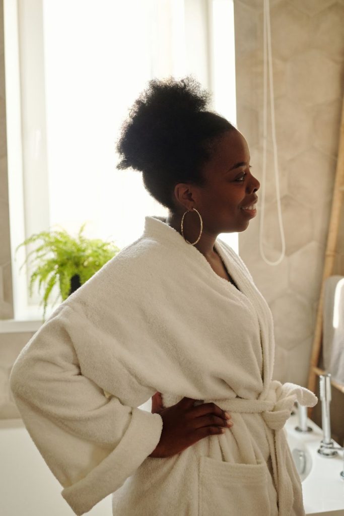 Intimate boudoir setting