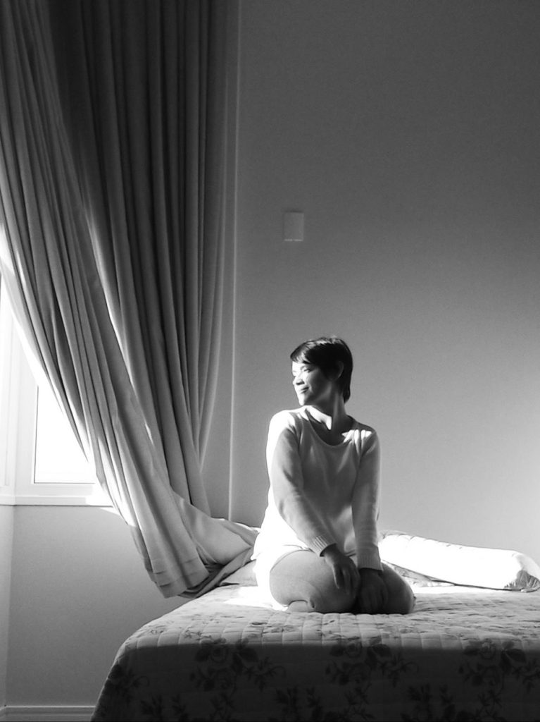 Intimate boudoir setting