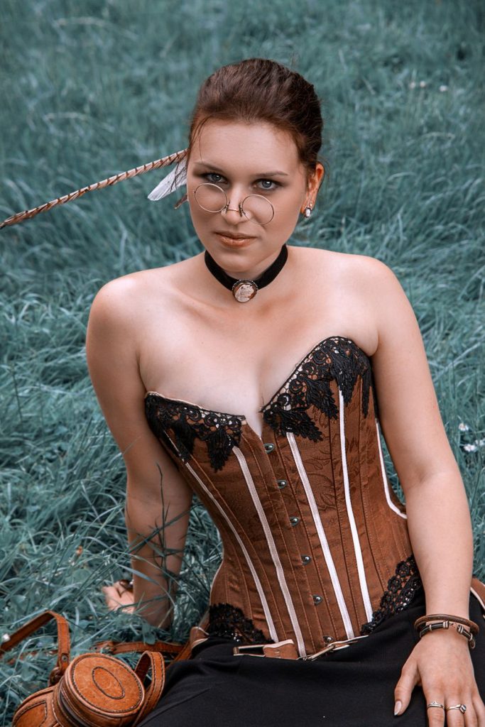 Woman in lingerie