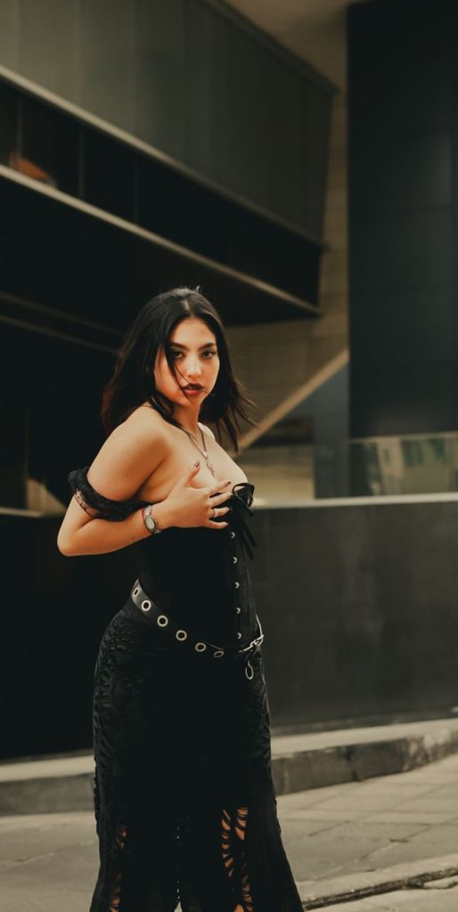 Woman in lingerie